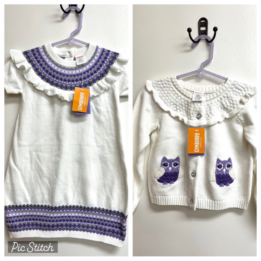NWT Gymboree dress & sweater 3T